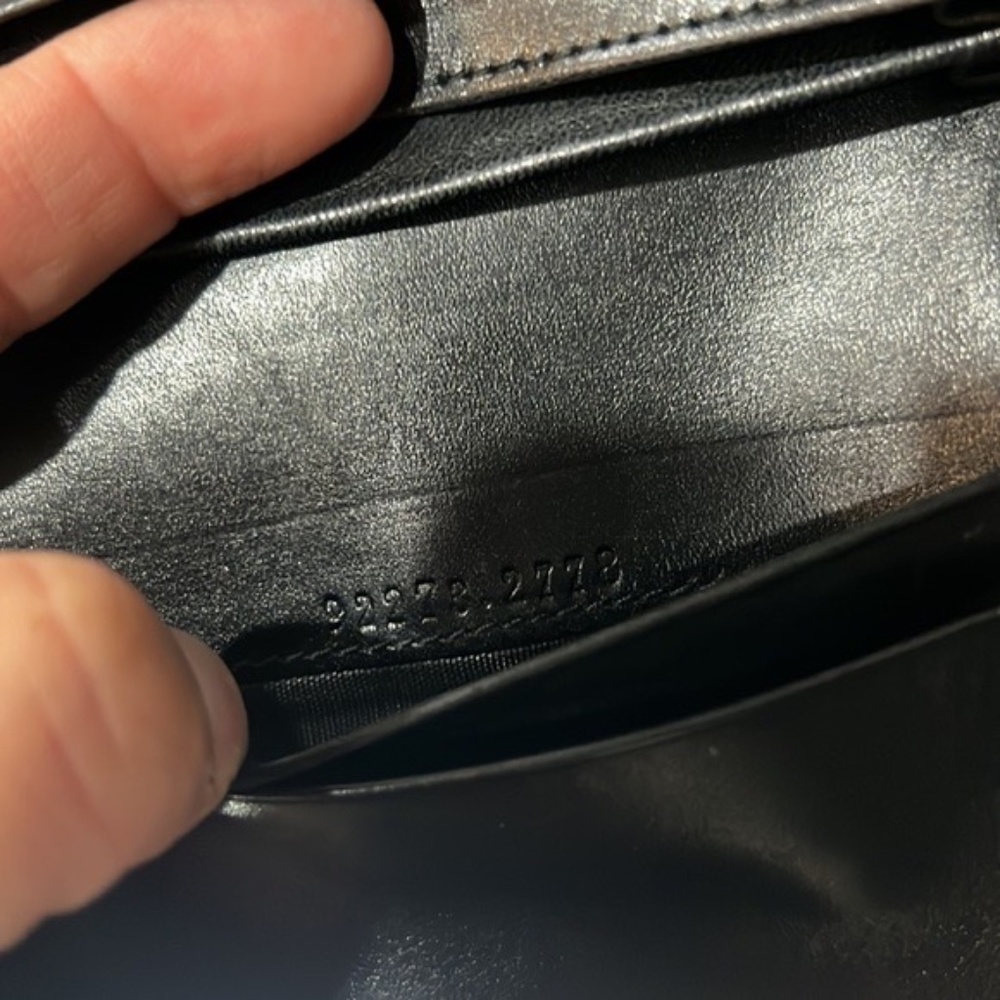 🖤GUCCI GG MONOGRAM CANVAS LEATHER CARD WALLET - Picture 2 of 13